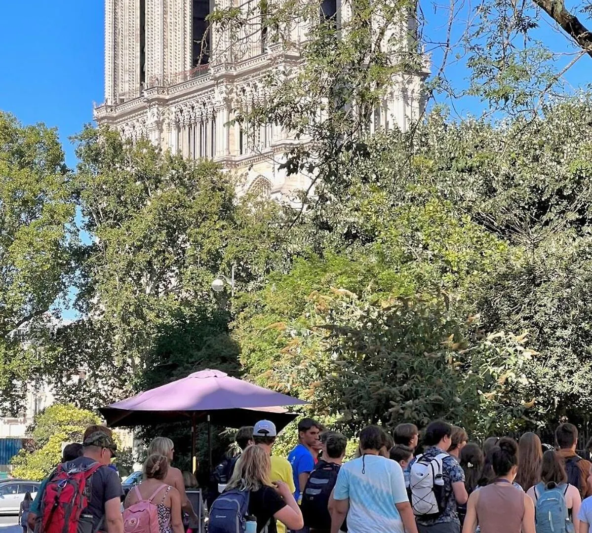 A Balcony On Notre Dame Apartment Paris